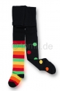 ""bunte Streifen & bunte Punkte SL" Kinderstrumpfhose mit unterschiedlichen Beinen Gr. 50/56 bis 152/164